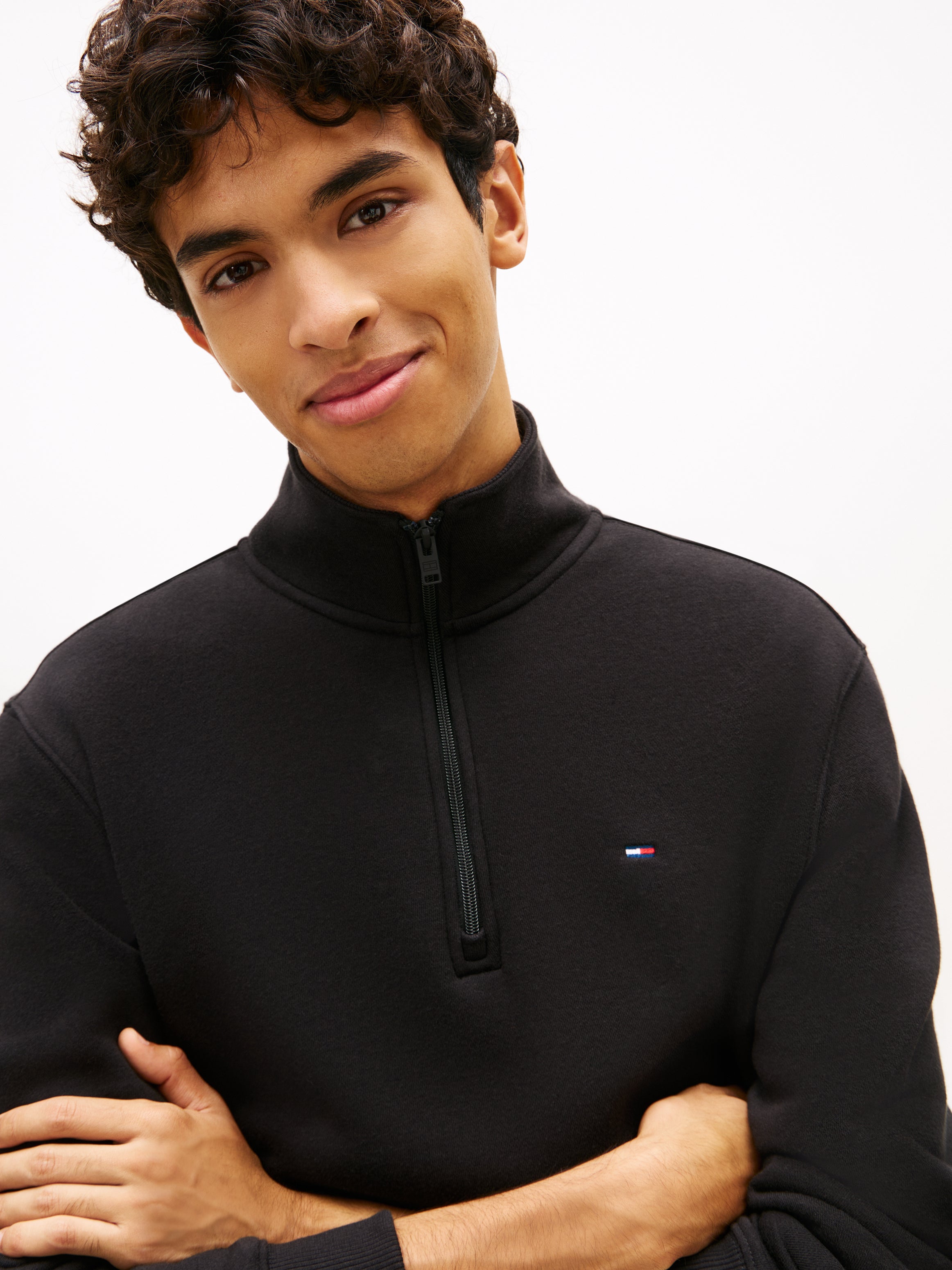 Tommy Jeans Regular Fleece 1/4 Zip Sweatshirt 20339