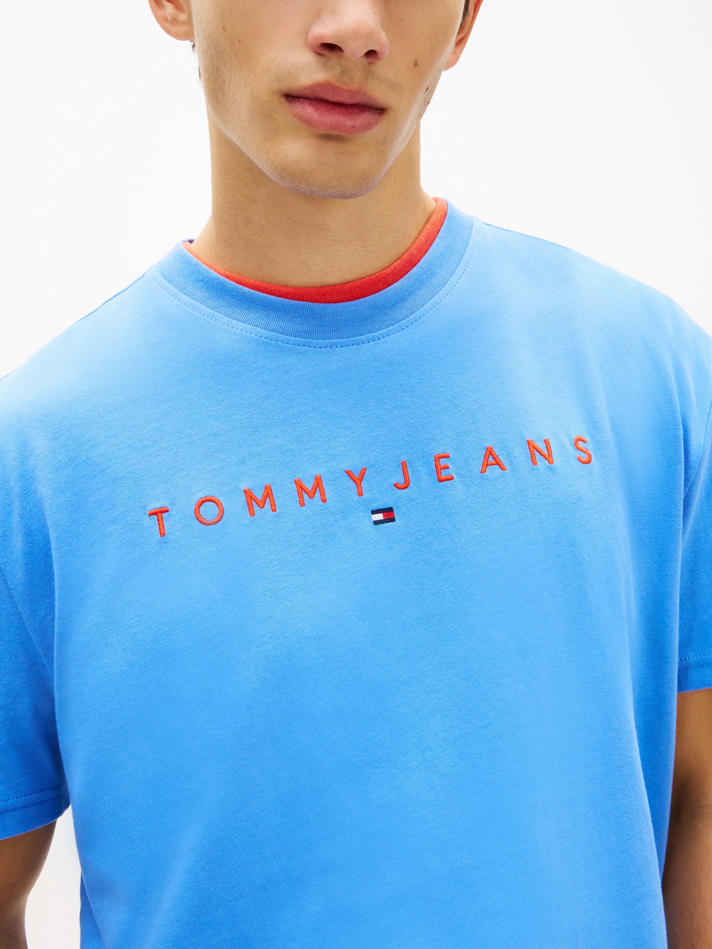 Tommy Jeans Linear Logo Crew T-Shirt 20744