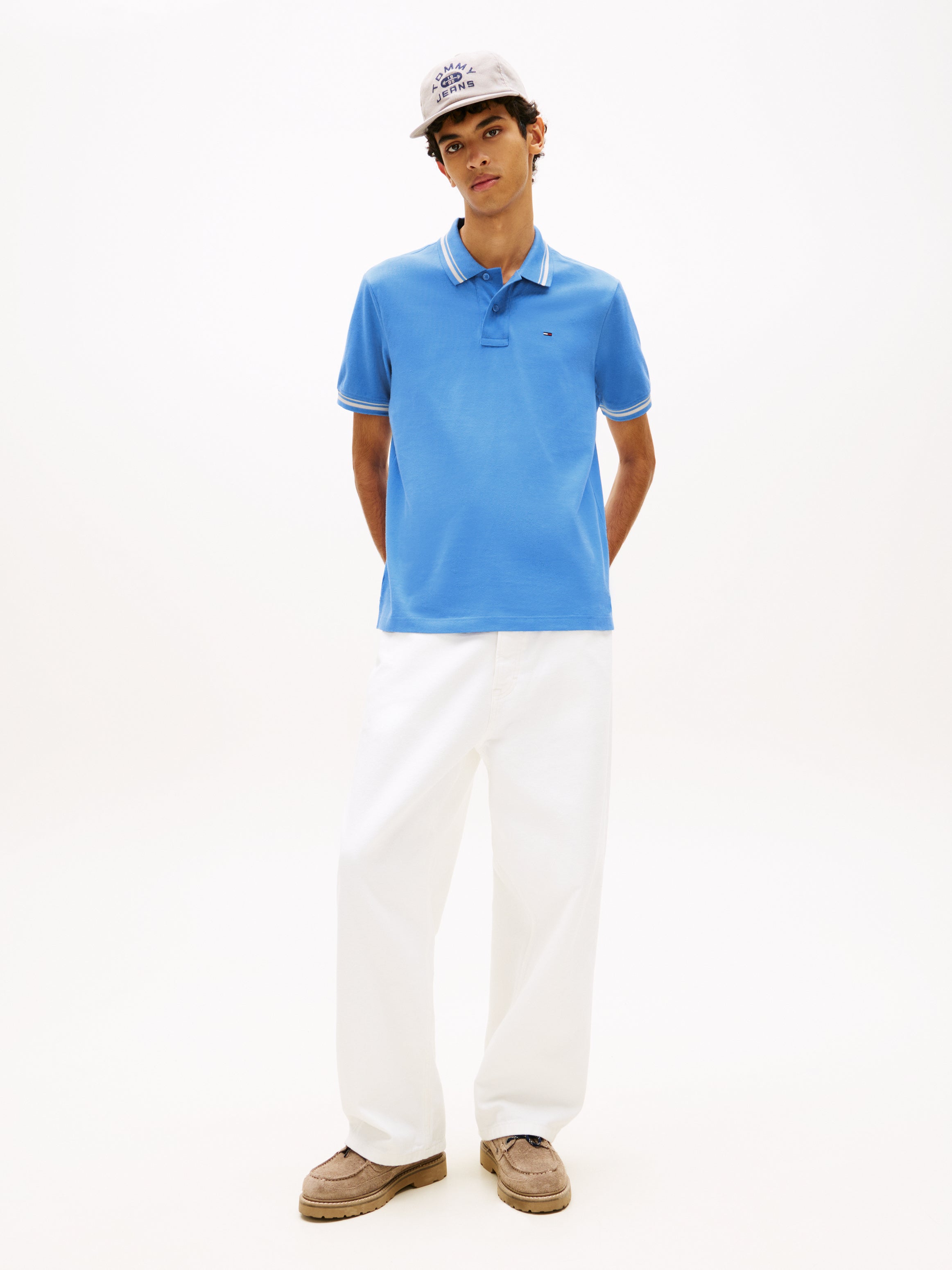 Tommy Jeans Flag Tipped Polo Shirt 22700