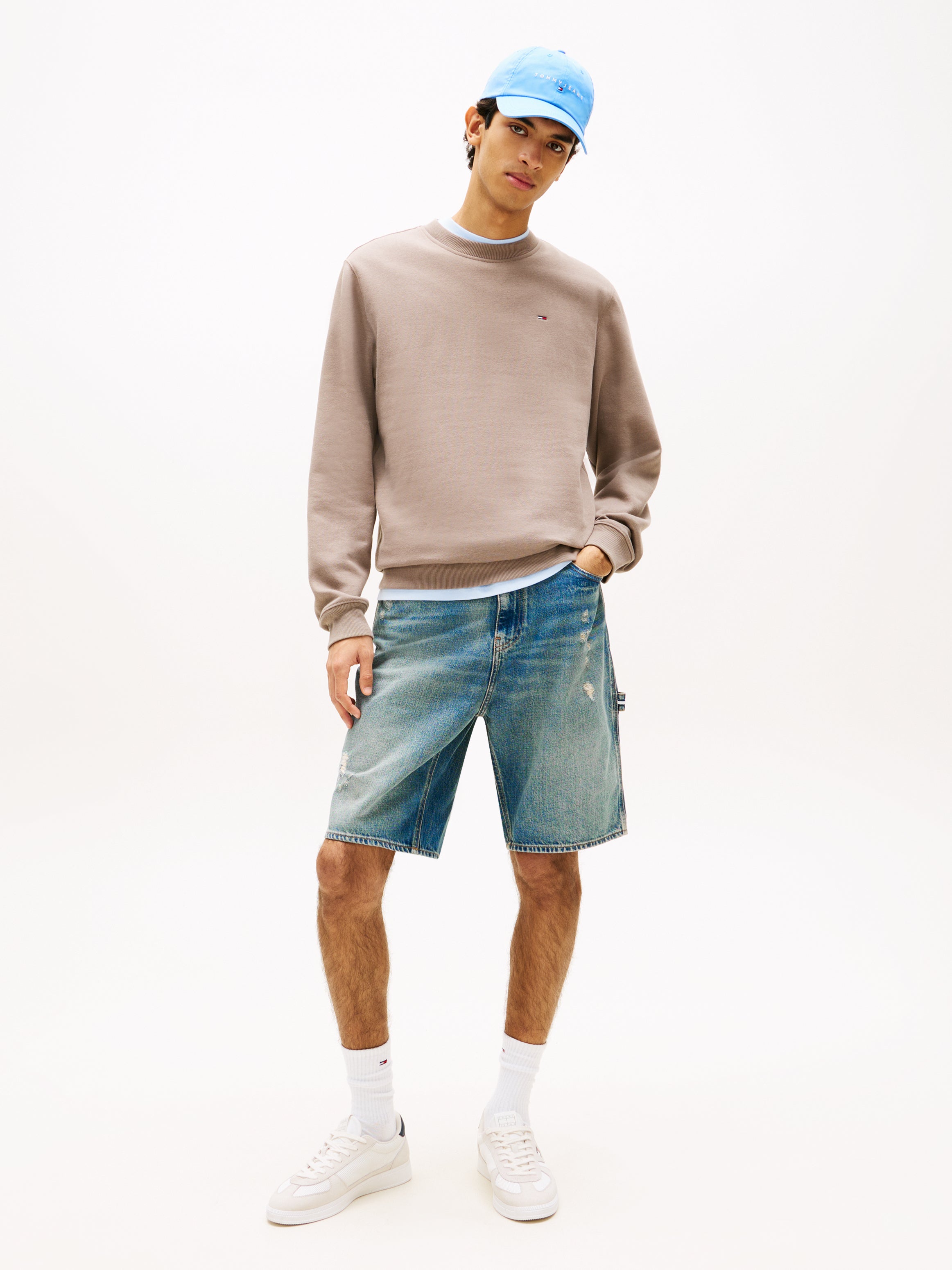 Tommy Jeans Brushed Fleece Crew Sweater 20741