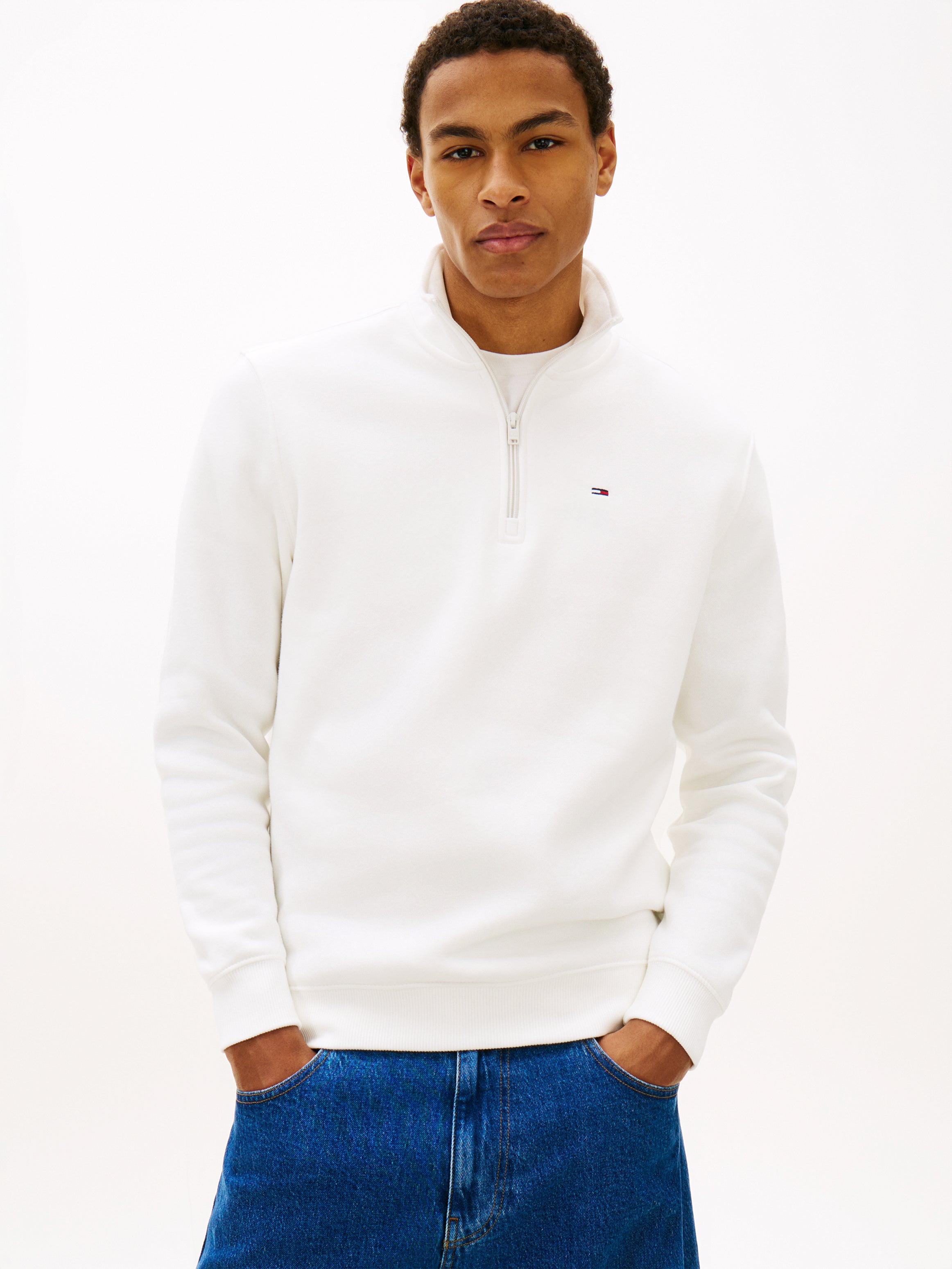 Tommy Jeans Regular Fleece 1/4 Zip Sweatshirt 20339