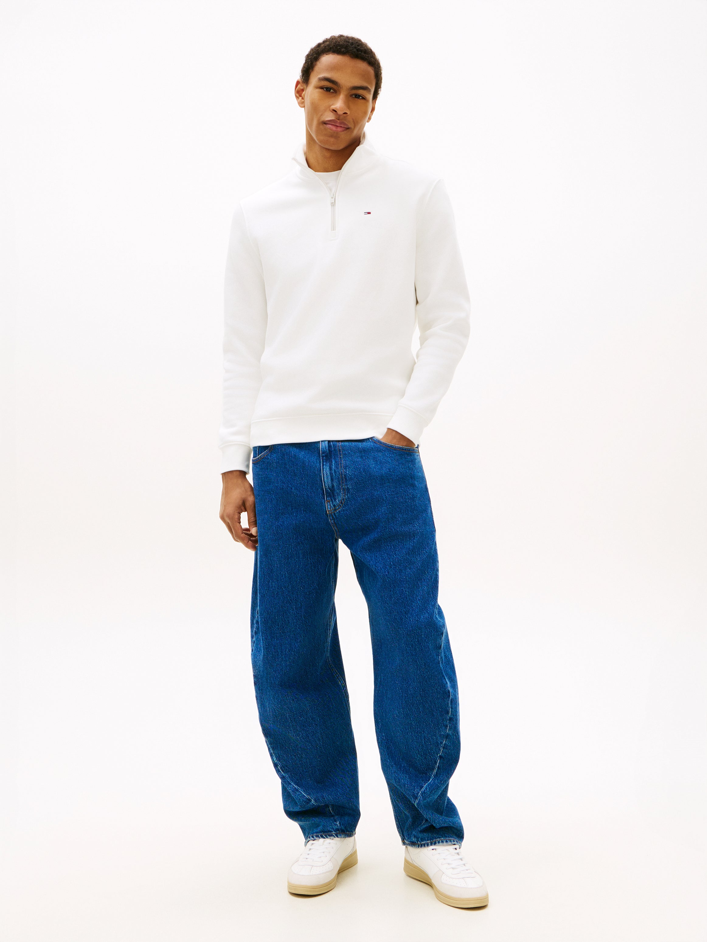 Tommy Jeans Regular Fleece 1/4 Zip Sweatshirt 20339