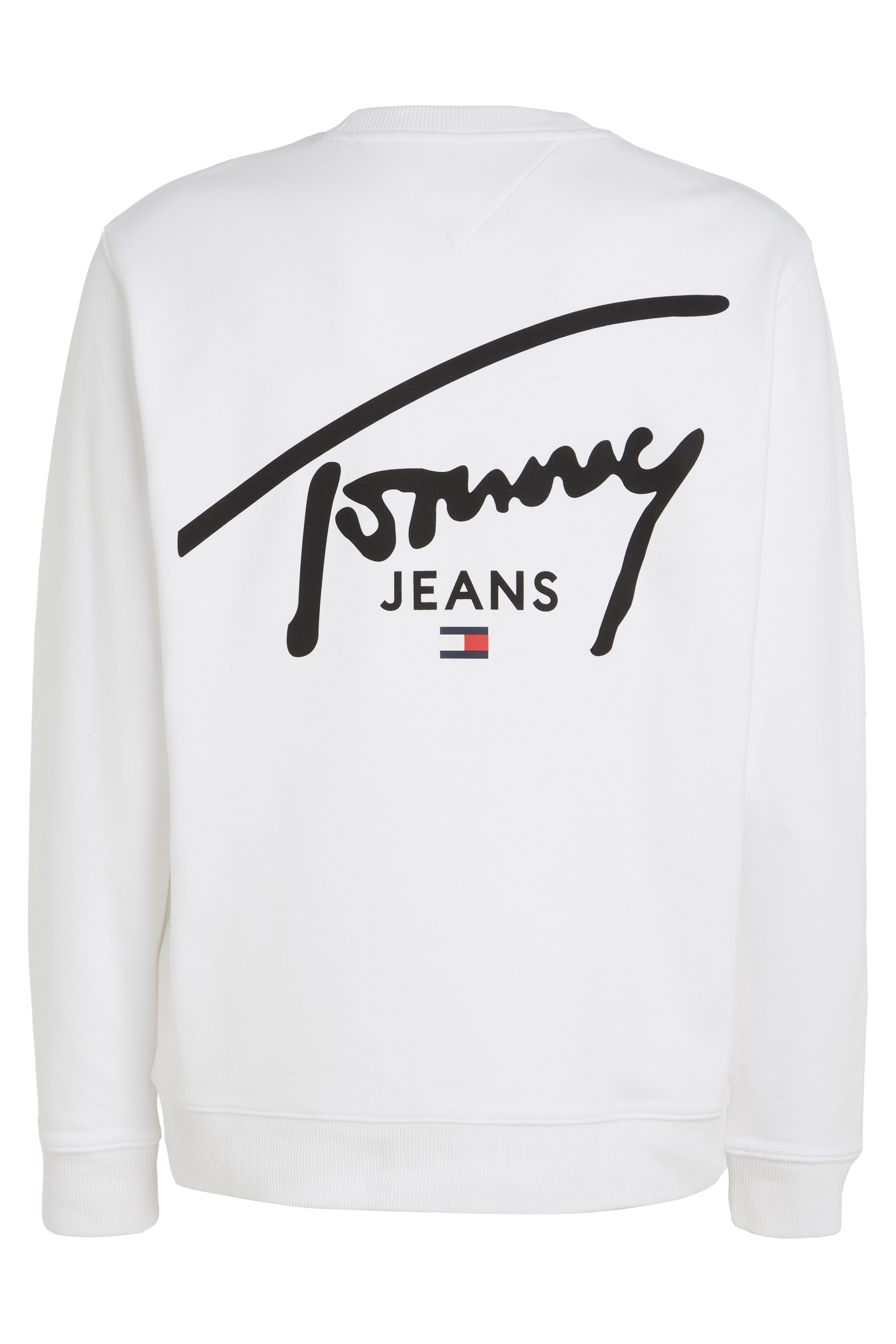 Tommy Jeans Entry Graphic Crew Neck Sweatshirt White