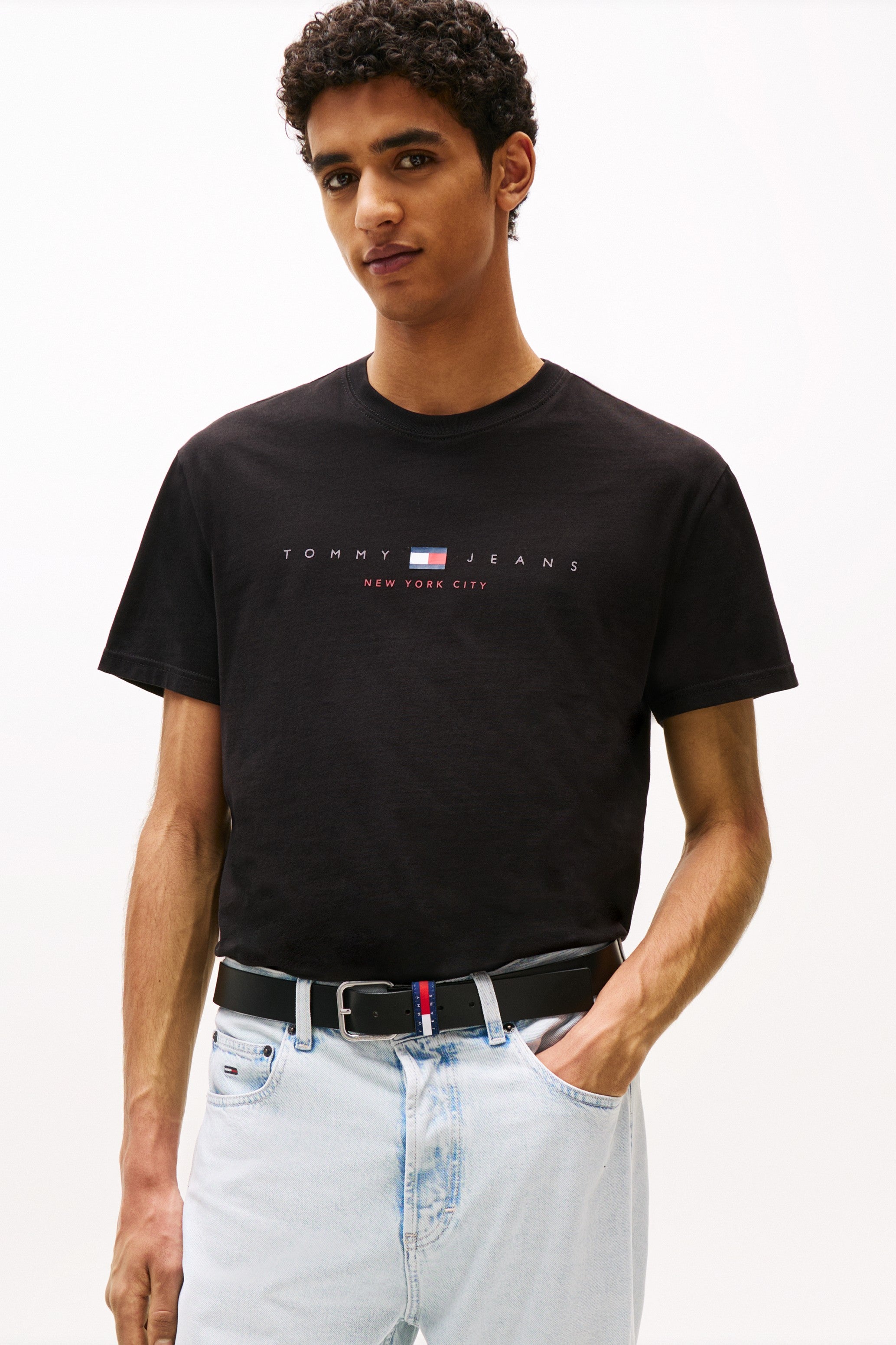 Tommy Jeans Flag Logo Linear T-Shirt