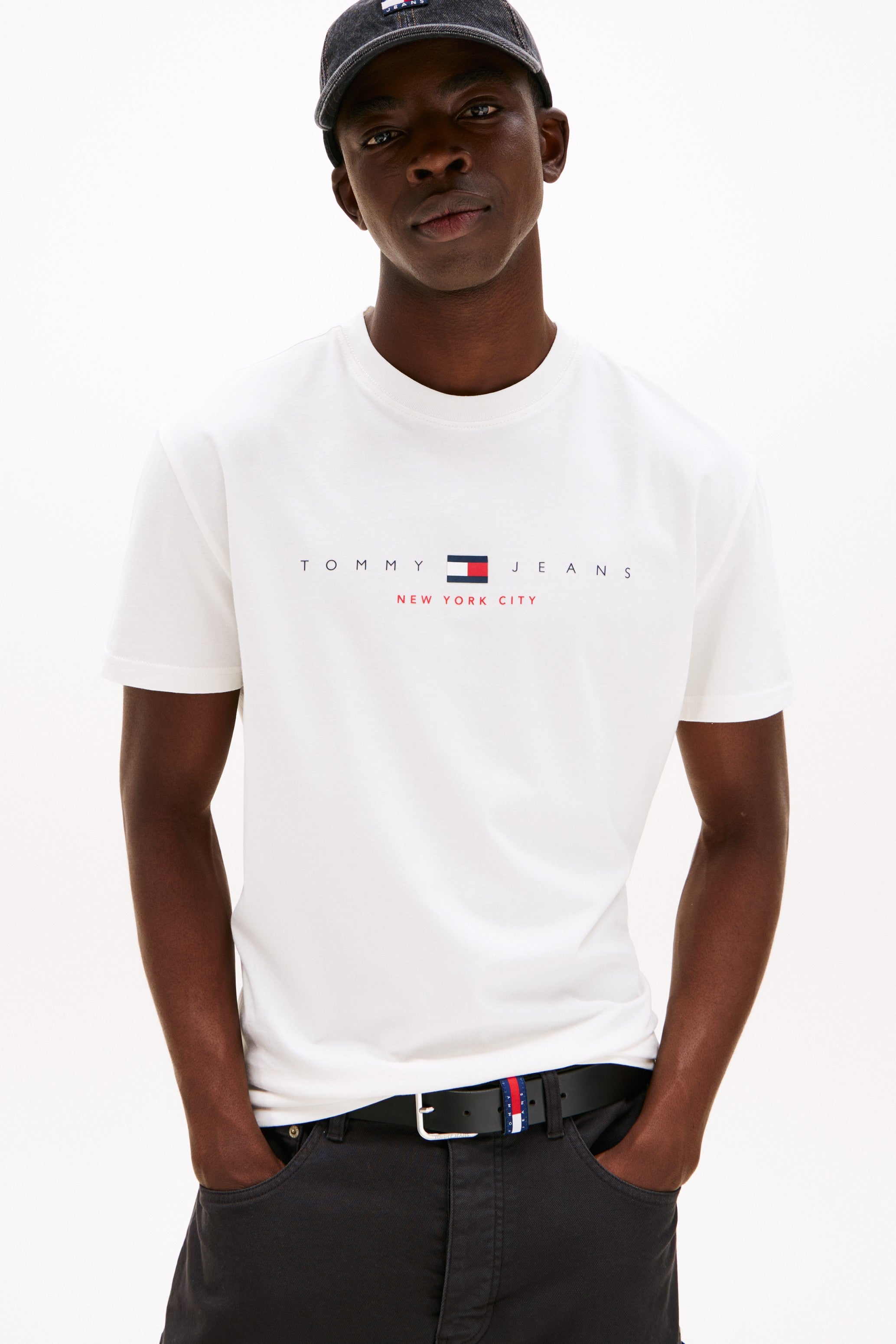 Tommy Jeans Flag Logo Linear T-Shirt