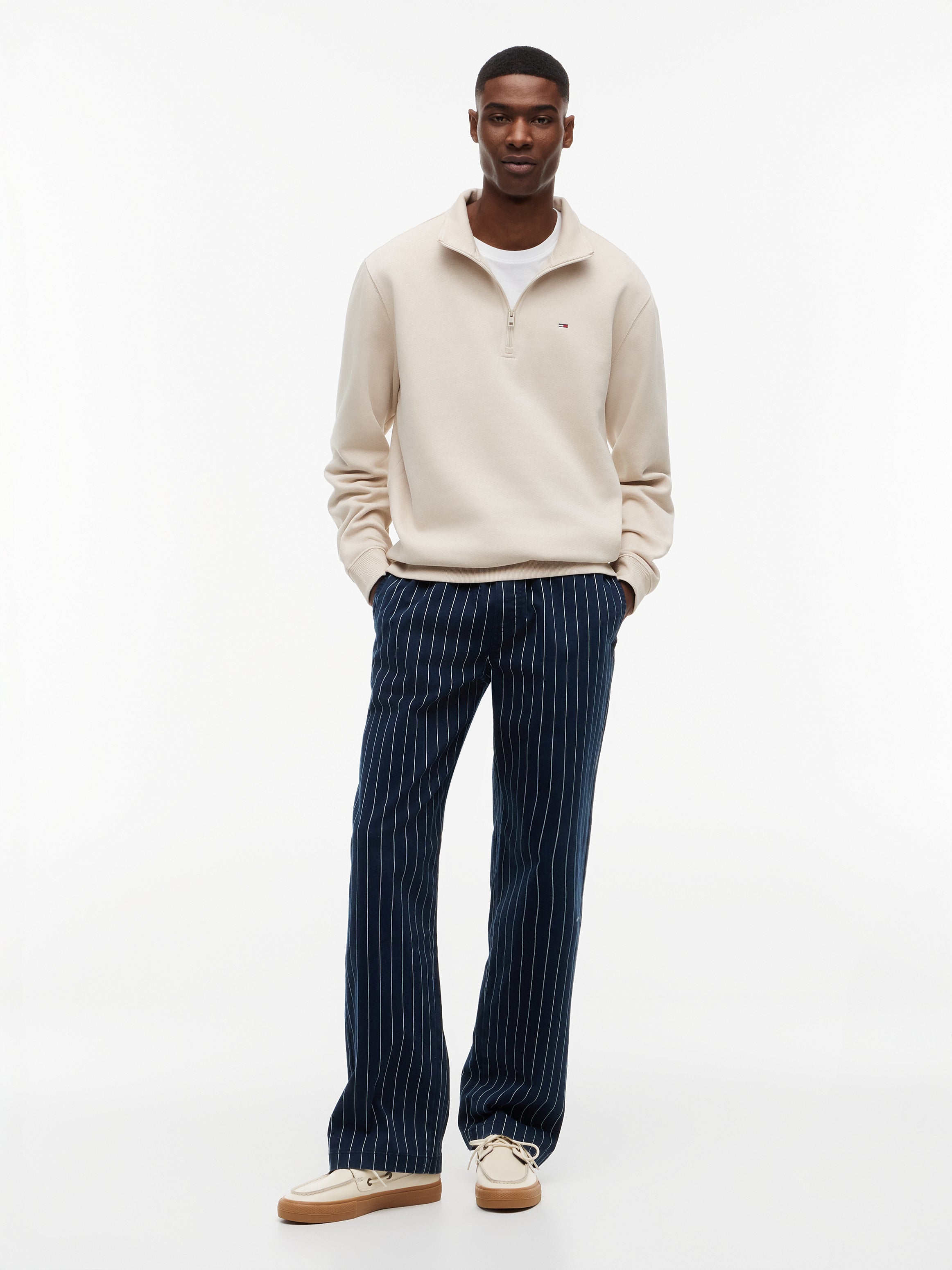 Tommy Jeans Regular Fleece 1/4 Zip Sweatshirt 20339