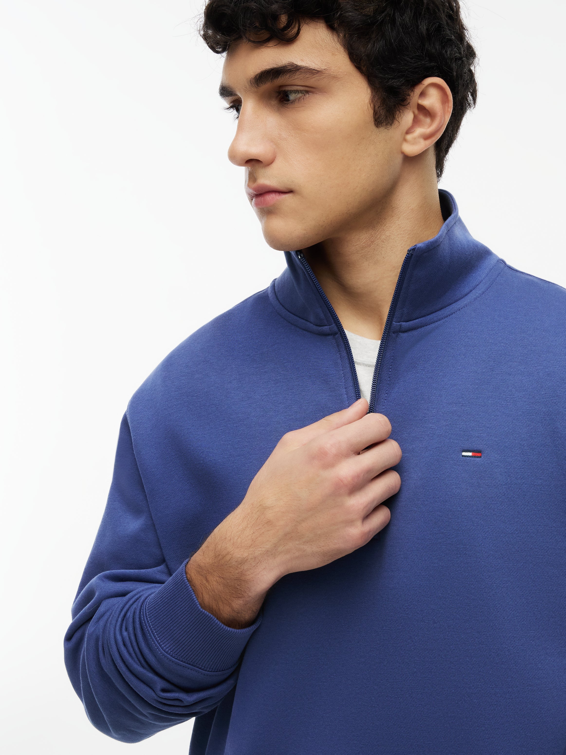 Tommy Jeans Regular Fleece 1/4 Zip Sweatshirt 20339
