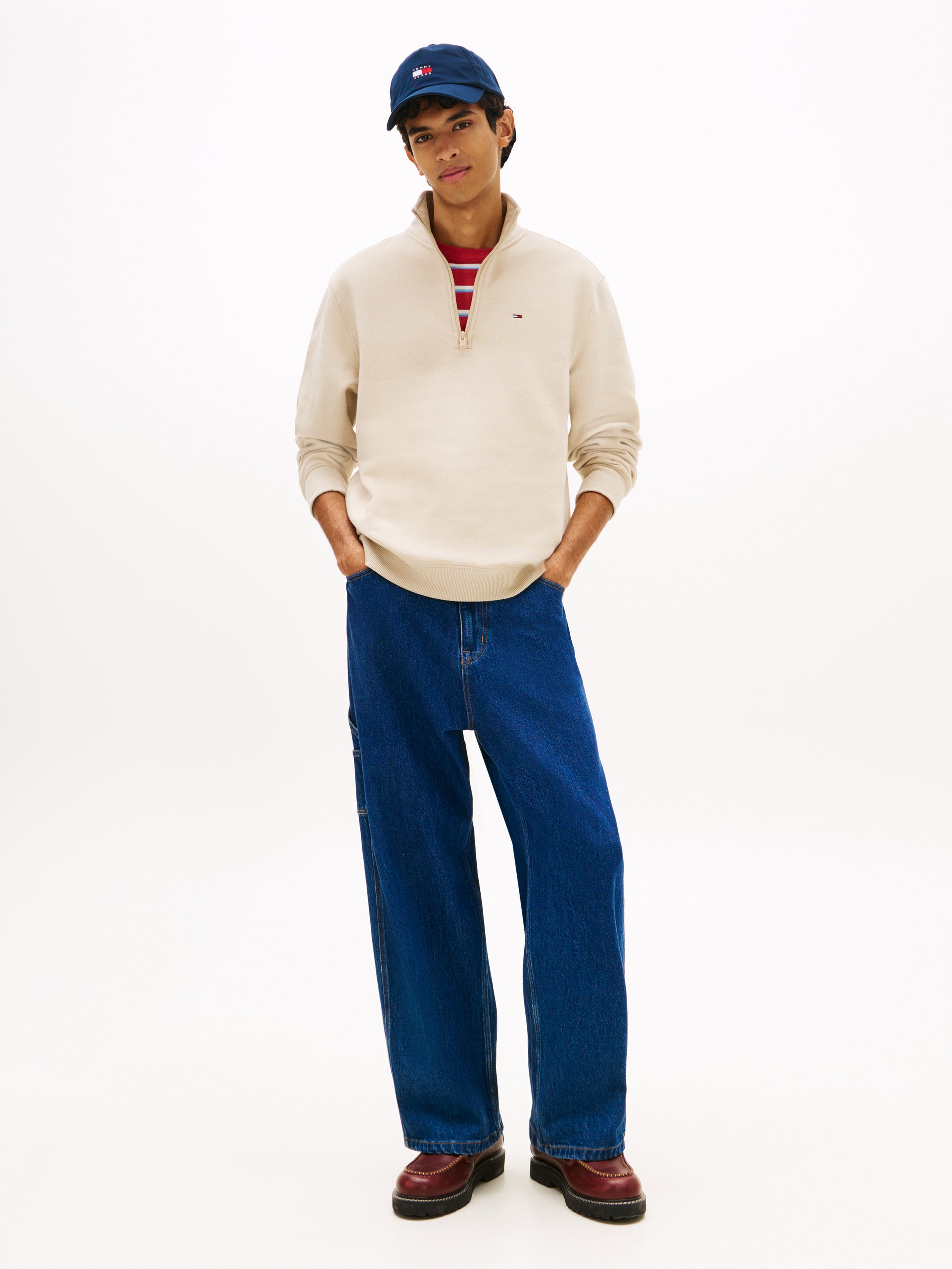 Tommy Jeans Regular Fleece 1/4 Zip Sweatshirt 20339