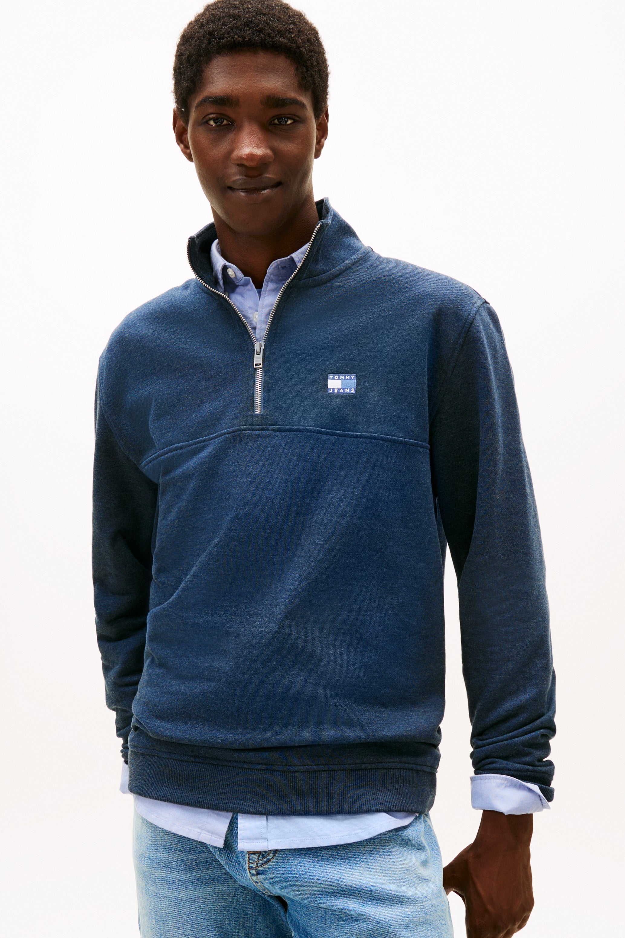 Tommy Jeans Badge Quarter-Zip Jumper 22344