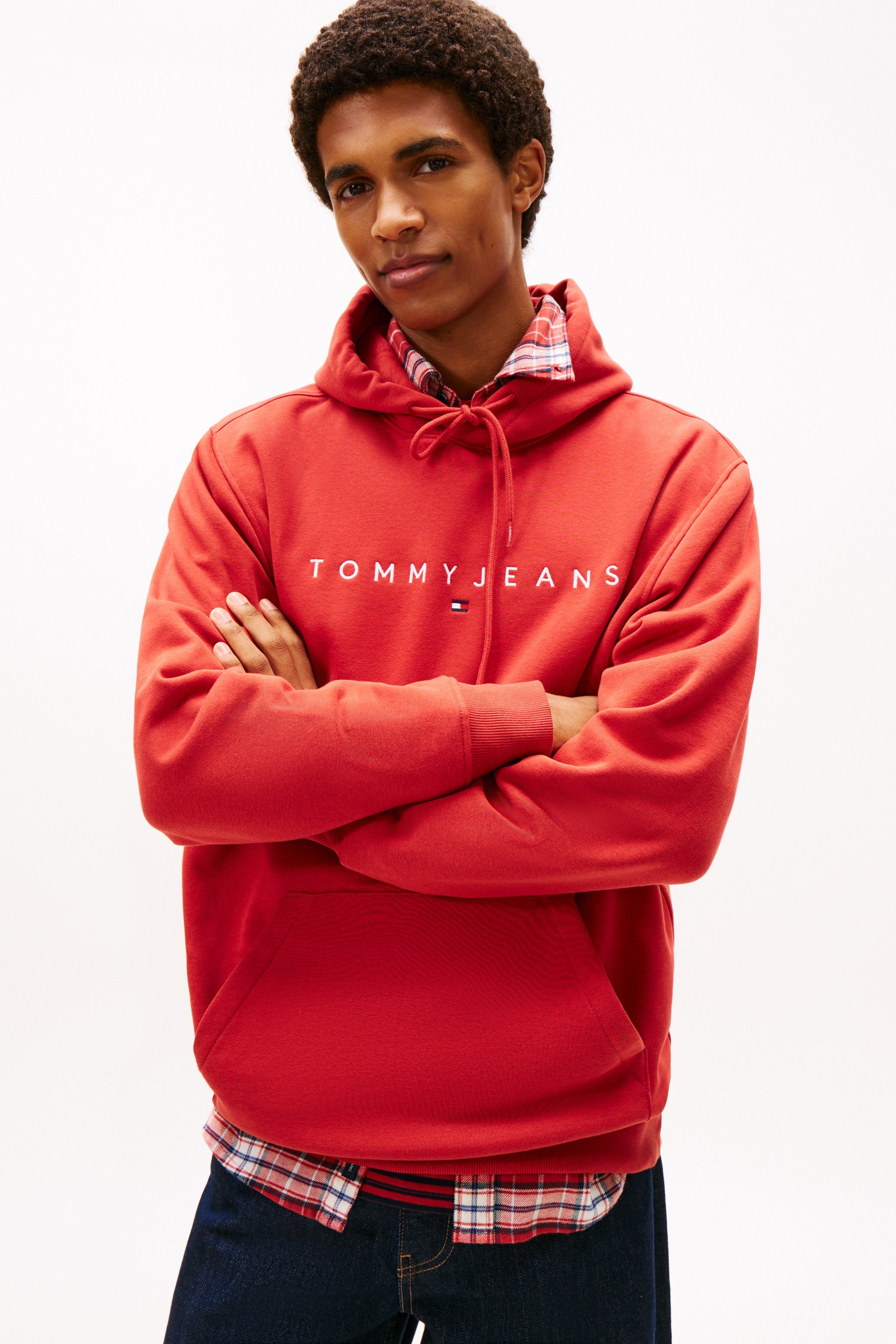 Tommy Jeans Linear Logo Pocket Hoodie 20746