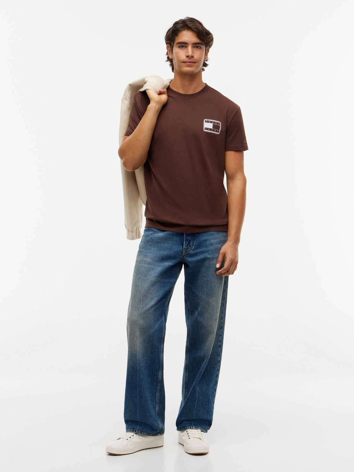 Tommy Jeans Back Print Spray Flag T-Shirt 23886