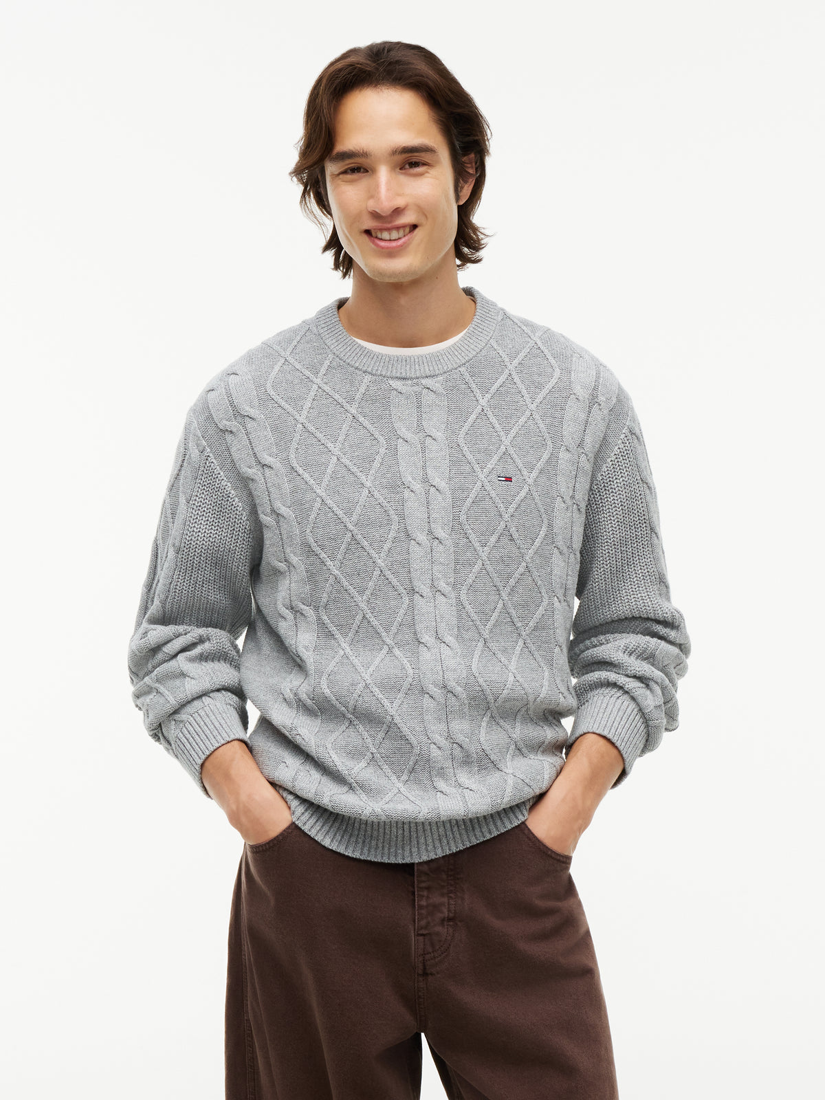 Tommy Jeans Classic Cable Knit Sweater 23405