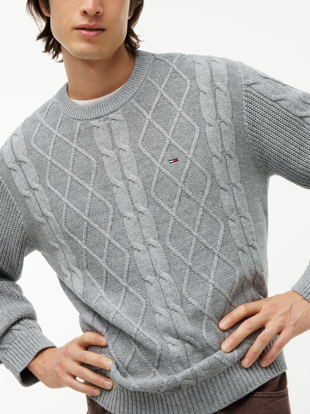 Tommy Jeans Classic Cable Knit Sweater 23405