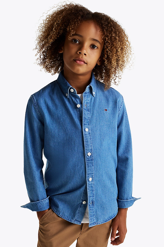 Tommy Hilfiger Kids Denim Chambray Shirt
