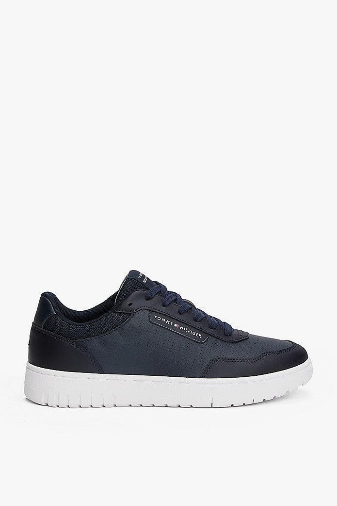 Tommy Hilfiger Leather Basket Core Trainer 05466