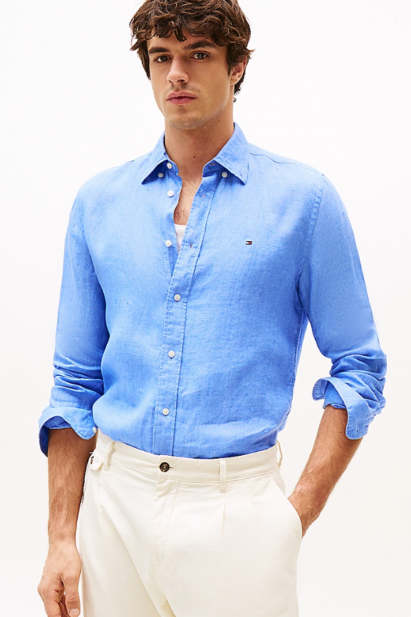 Tommy Hilfiger Regular Fit Pure Linen Shirt