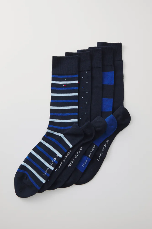 Tommy Hilfiger 5 Pack Socks Giftbox