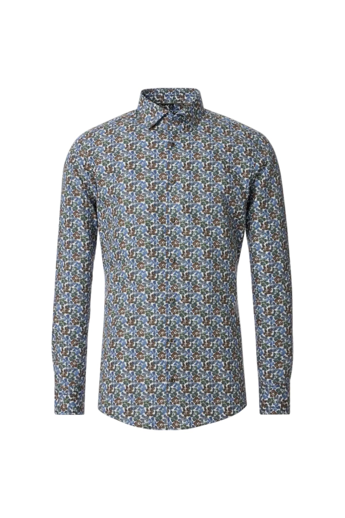 Venti Modern Fit Long Sleeve Print Shirt 144322300