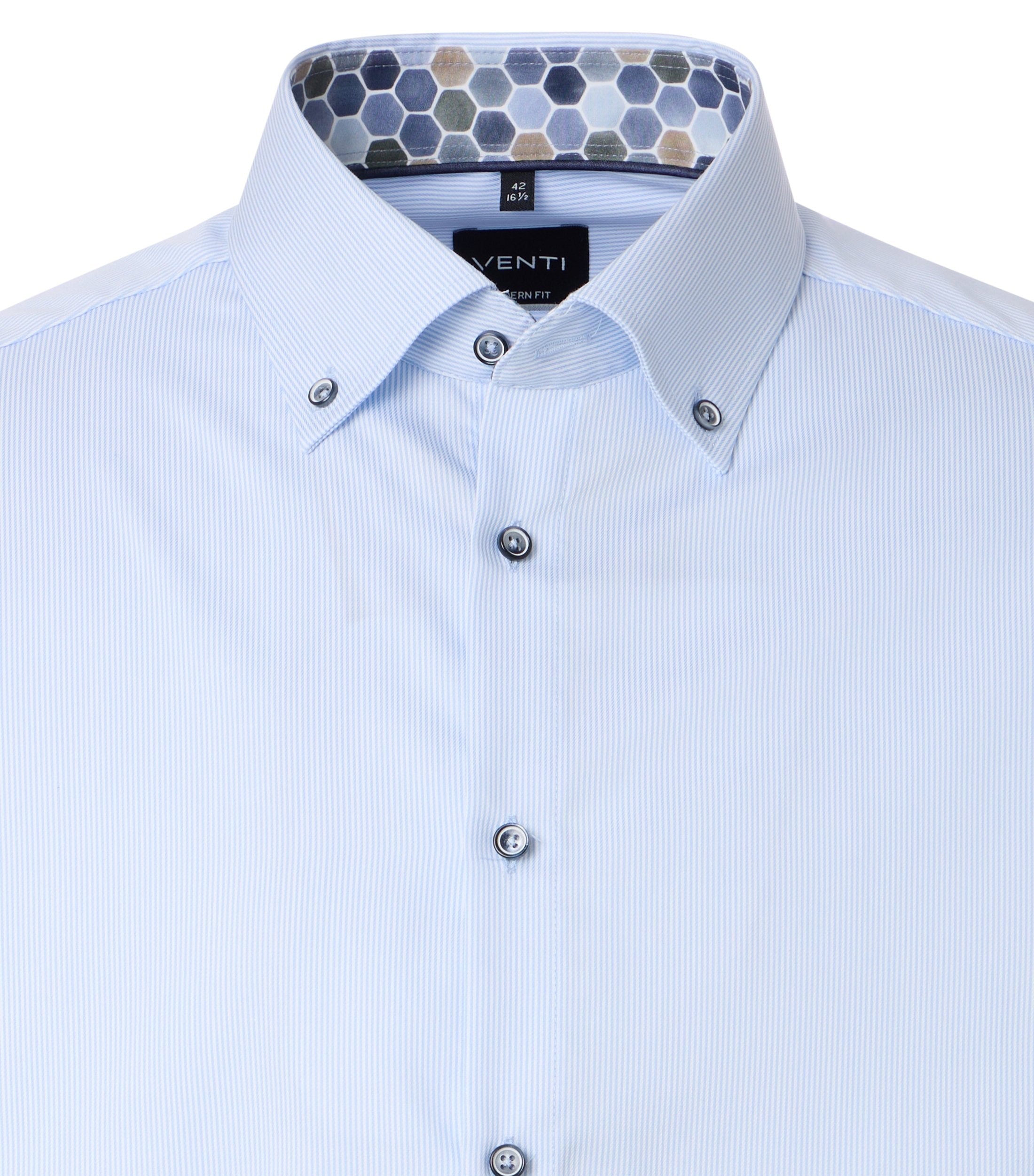 Venti Modern Fit Stripe City Shirt 226111000