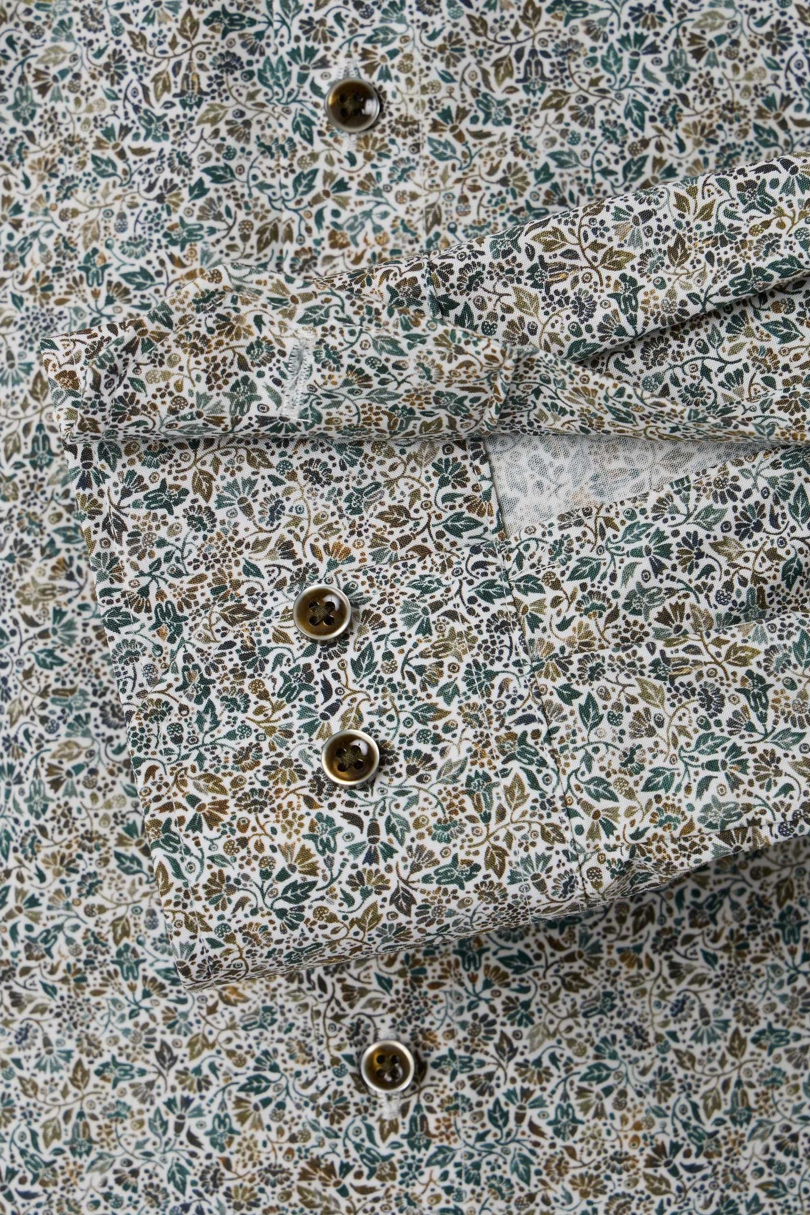 Venti Modern Fit Long Sleeve Print Shirt 144325300