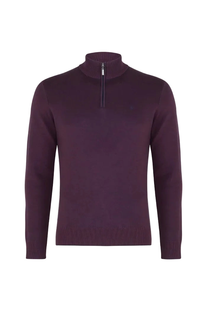 Benetti Verona Half Zip Plum