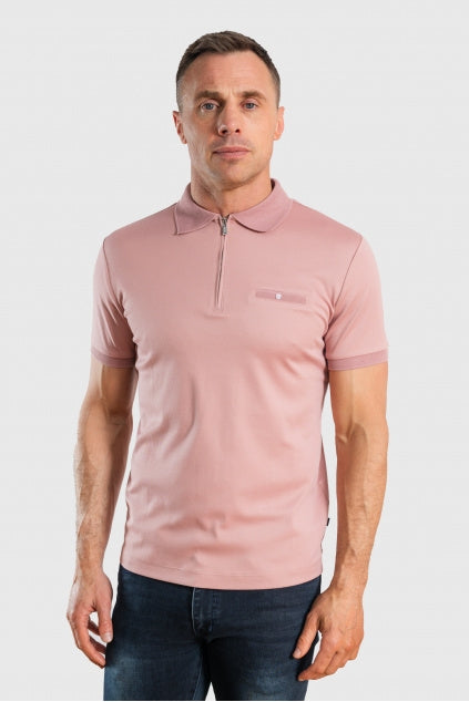 Tommy Bowe XV Kings Notre Dame Zip Polo Shirt