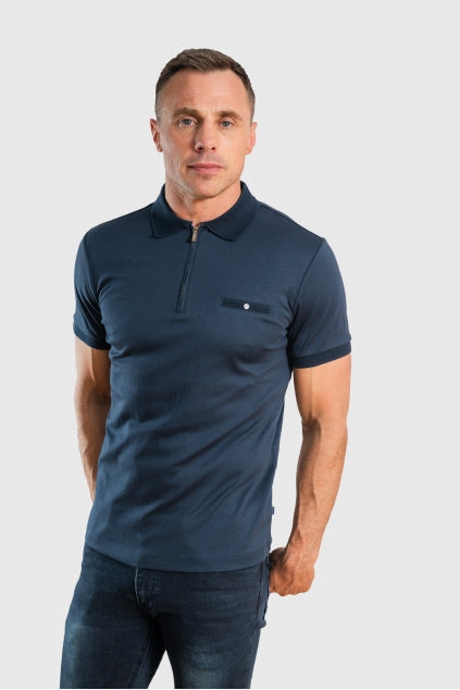 Tommy Bowe XV Kings Notre Dame Zip Polo Shirt