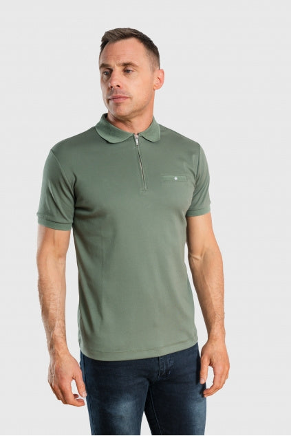 Tommy Bowe XV Kings Notre Dame Zip Polo Shirt