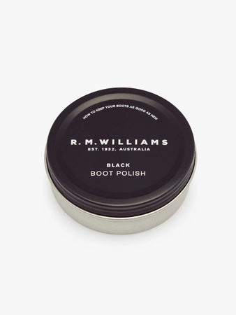 RM Williams Stockman's Leather Boot Polish Black