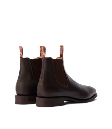 RM Williams Wide Fit Comfort Craftsman Chelsea Boot Chestnut