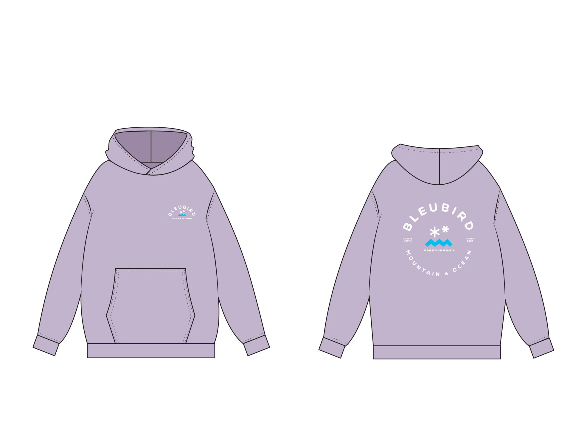 Bleubird Original Pullover Hoodie