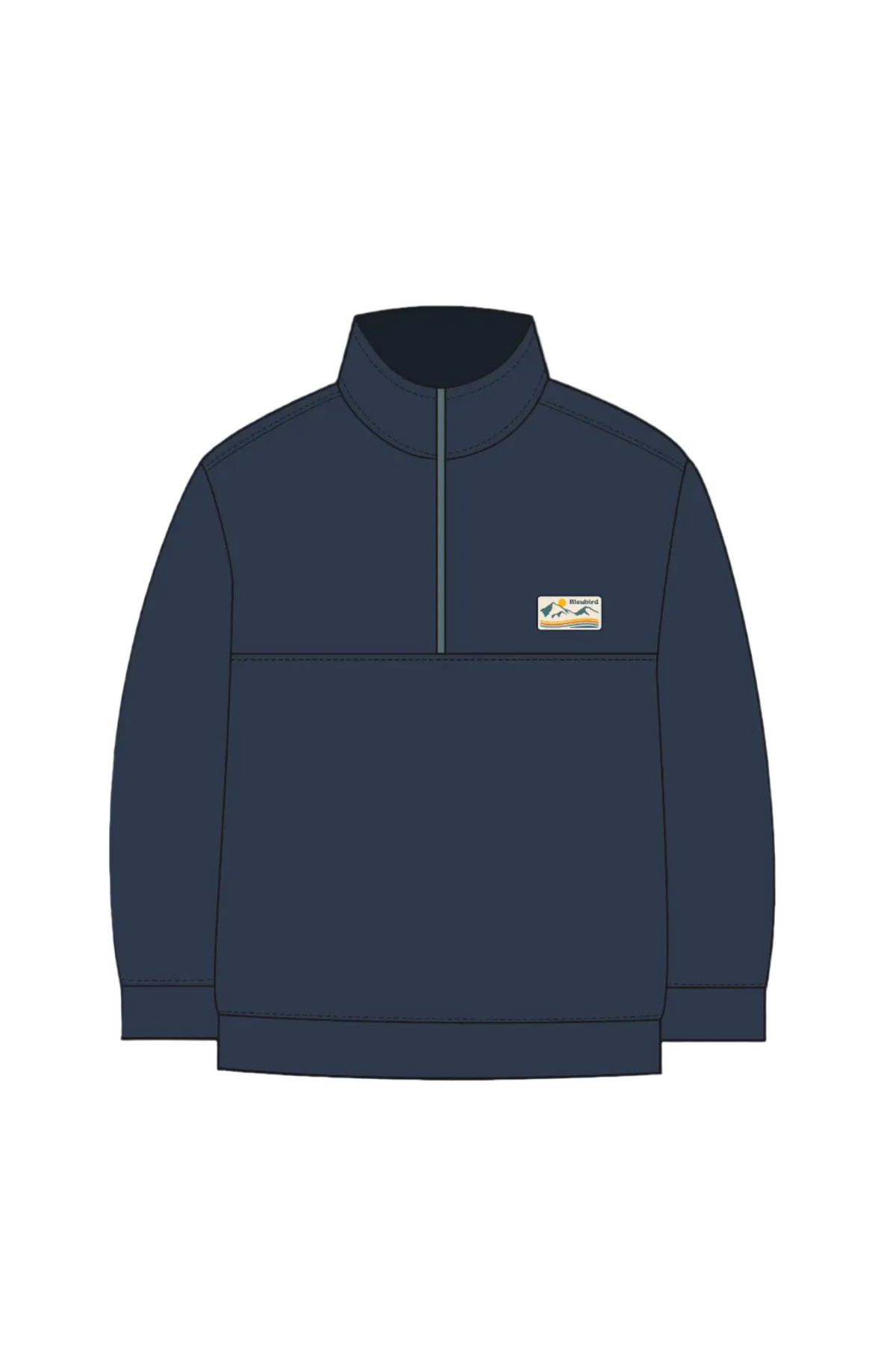 Bleubird Bracken Quarter Zip Sweater