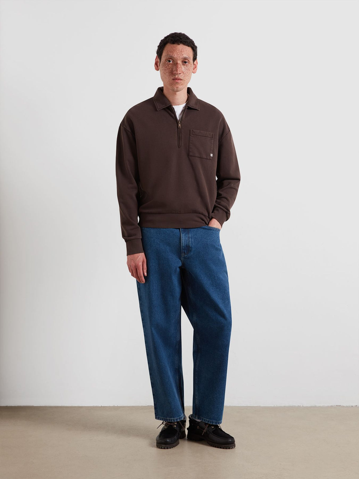 Farah Bellvue Quarter Zip Sweatshirt