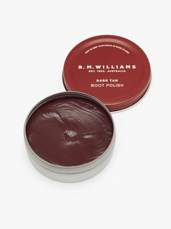 RM Williams Stockman's Leather Boot Polish Dark Tan