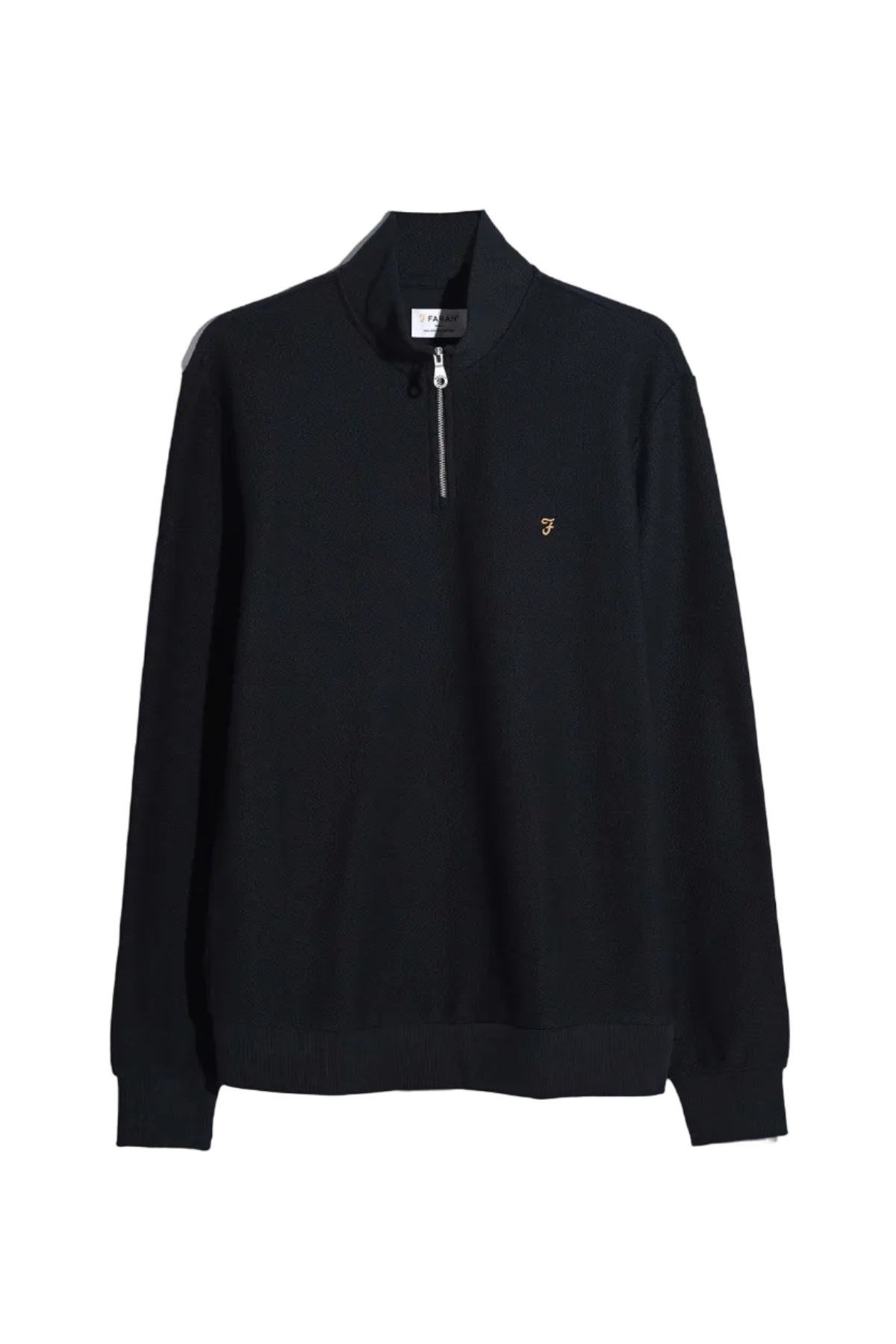 Farah Conrad Textured Quarter Zip Sweatshirt