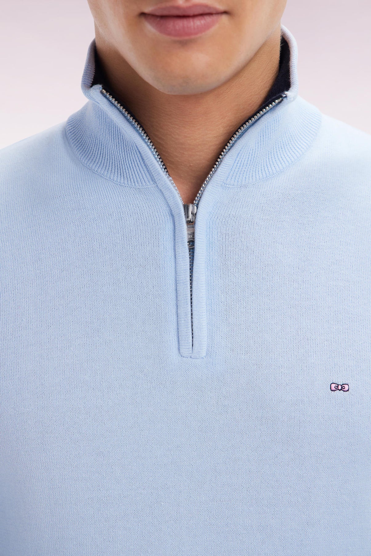 Eden Park Straight Fit Trucker Collar Jumper