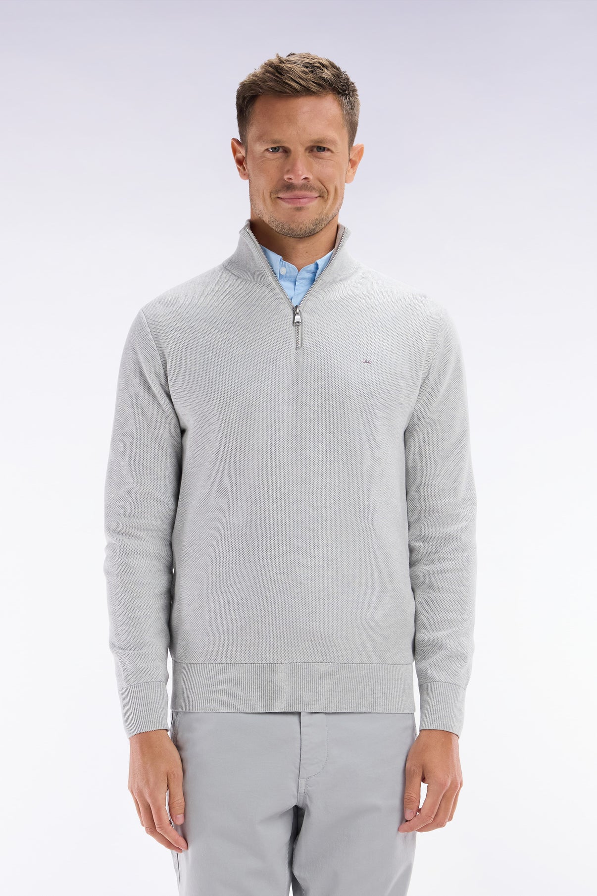 Eden Park Straight Fit Trucker Collar Jumper