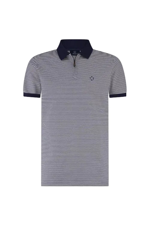Marco Manzini Ralf 1/4 Zip Polo Shirt 08RA11