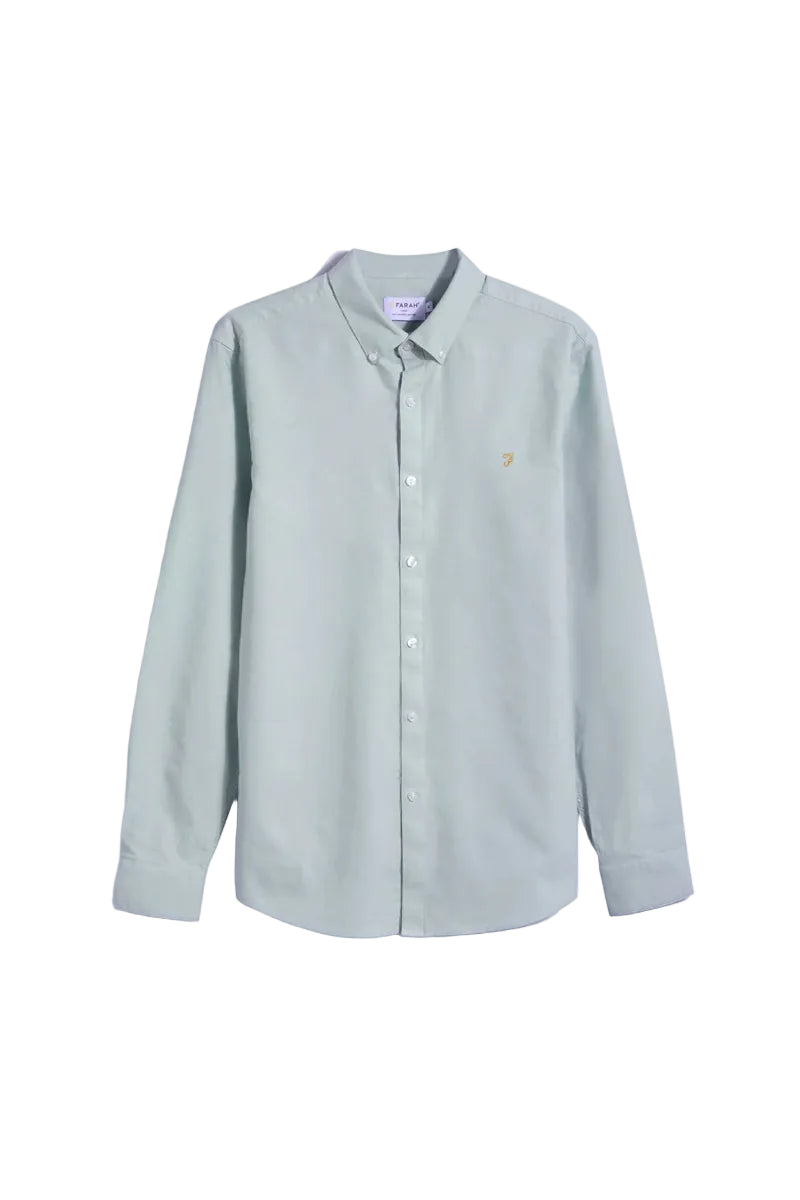 Farah Brewer Cotton Oxford Slim Fit Shirt