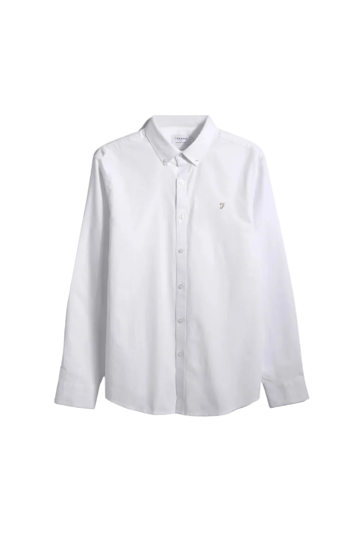 Farah Brewer Cotton Oxford Slim Fit Shirt