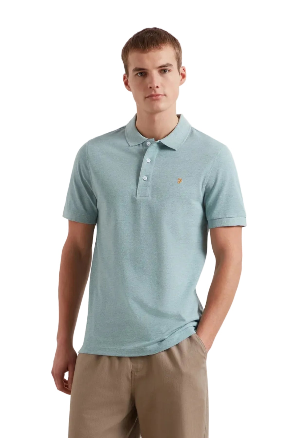 Farah Blanes Cotton Polo Shirt