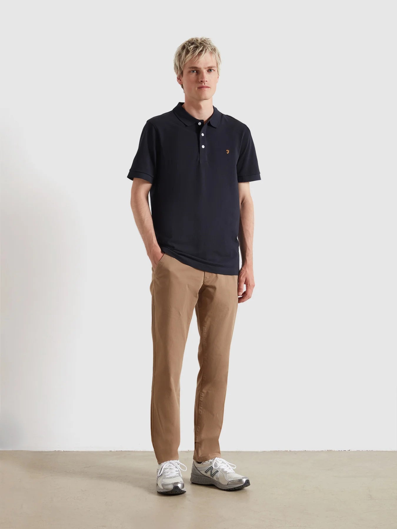 Farah Blanes Cotton Polo Shirt