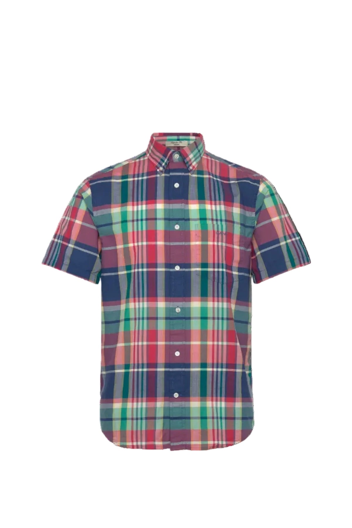 Gant Indian Madras Check Short Sleeve Shirt 3260078