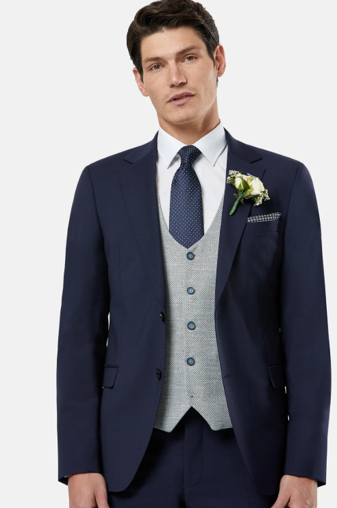 Benetti Harold Waistcoat Silver