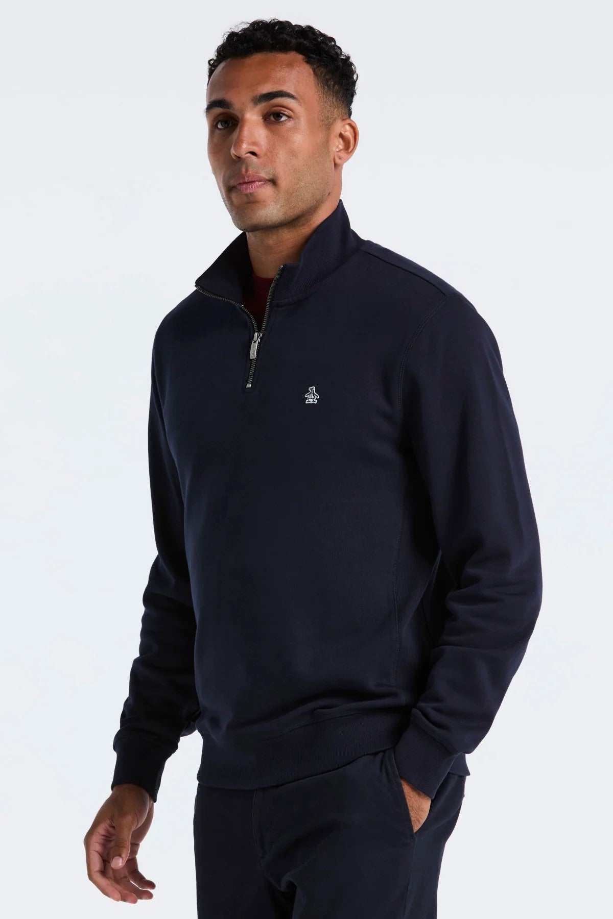 Penguin Original Quarter Zip Fleece Sweatshirt