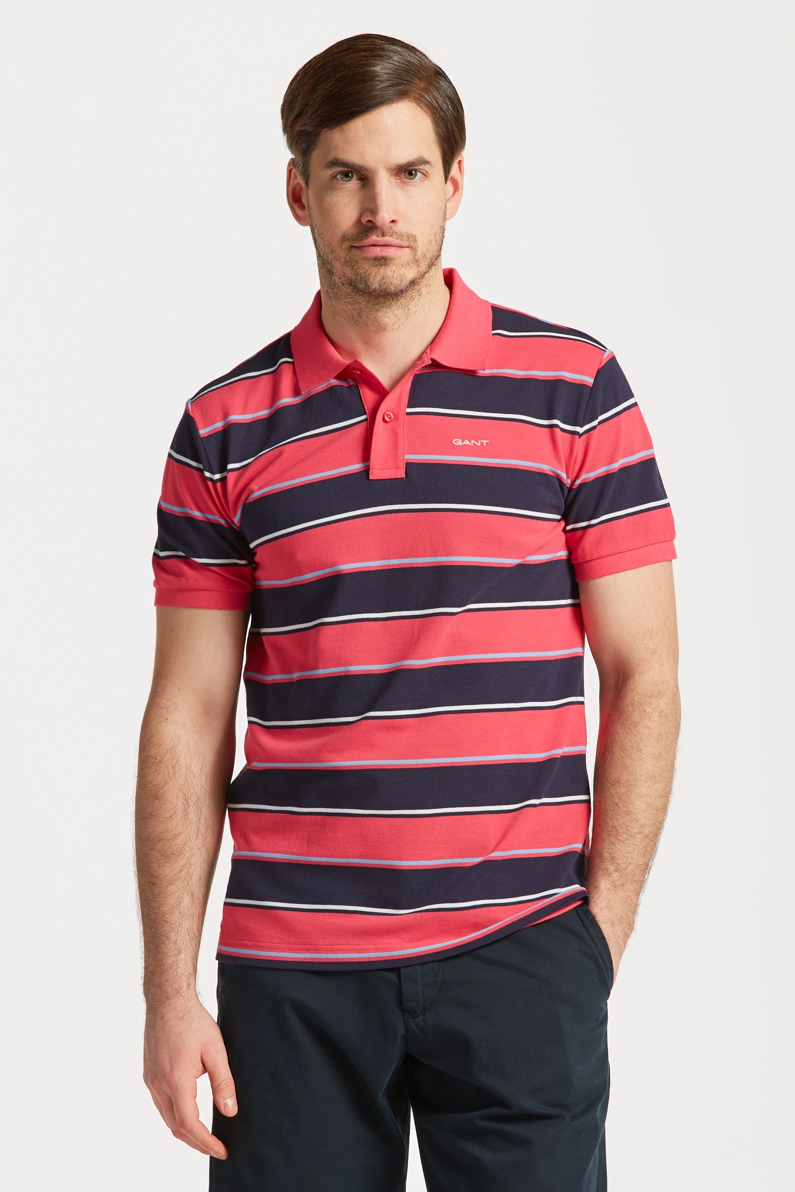 Gant Regular Fit Multi Stripe Polo (2063015) 635