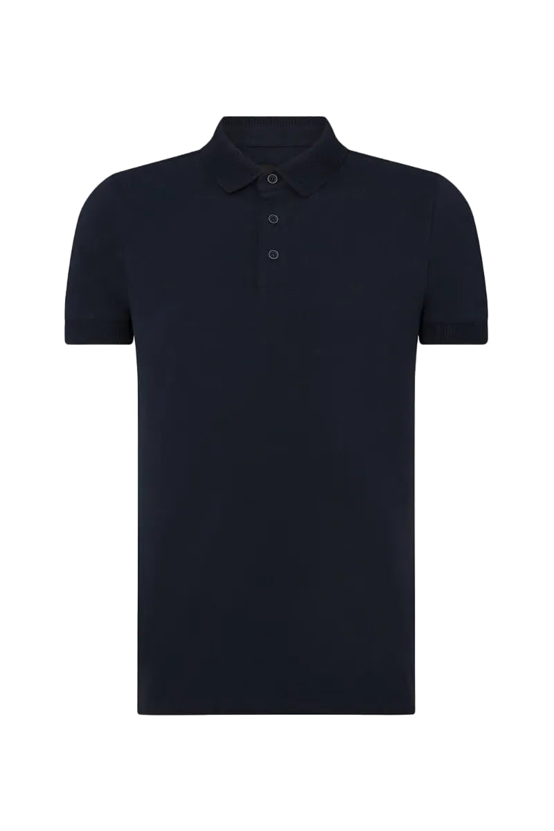 Remus Uomo Tapered Fit Cotton-Stretch Polo Shirt 58724