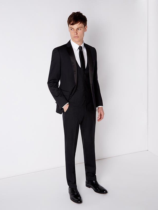 Black Tie Black Suit Black Shirt Buy Remus Uomo