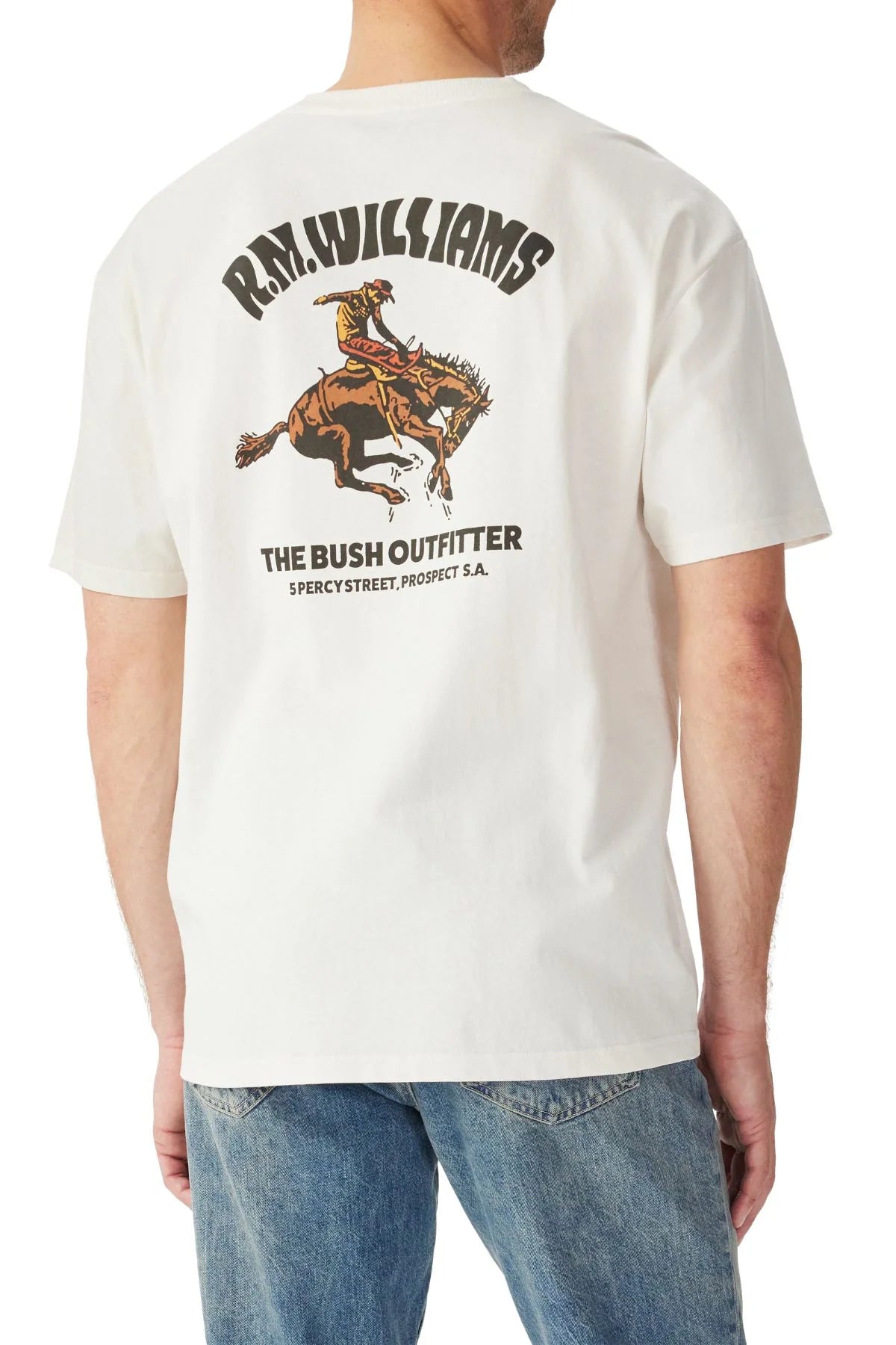 RM Williams Cloudbuster Print Logo T-shirt