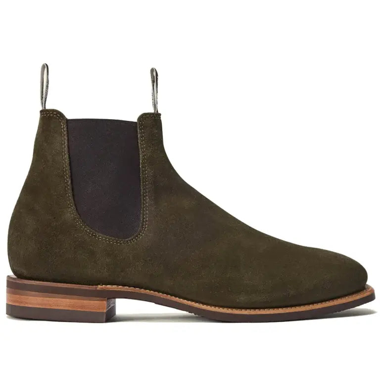 RM Williams Comfort Craftsman Eucalypt Suede Chlesea Boot
